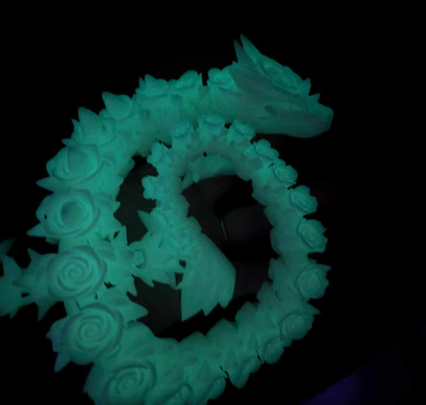Red, White, and Blue 23” Rose Dragon