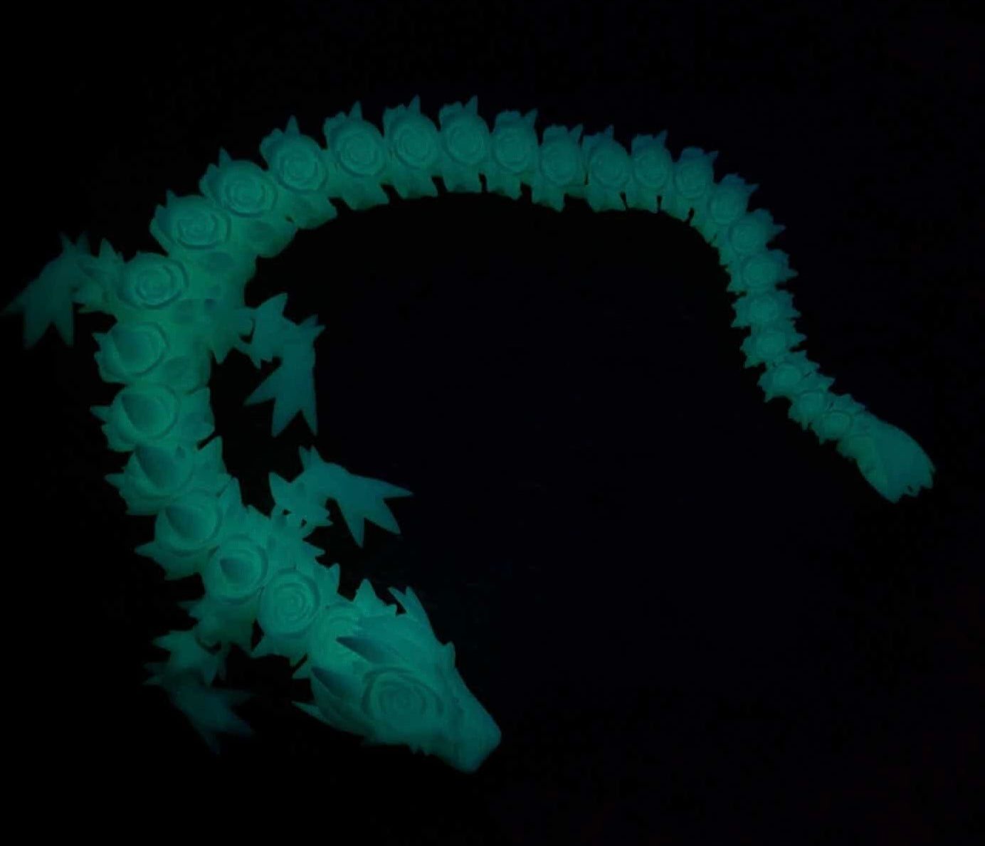 Red, White, and Blue 23” Rose Dragon
