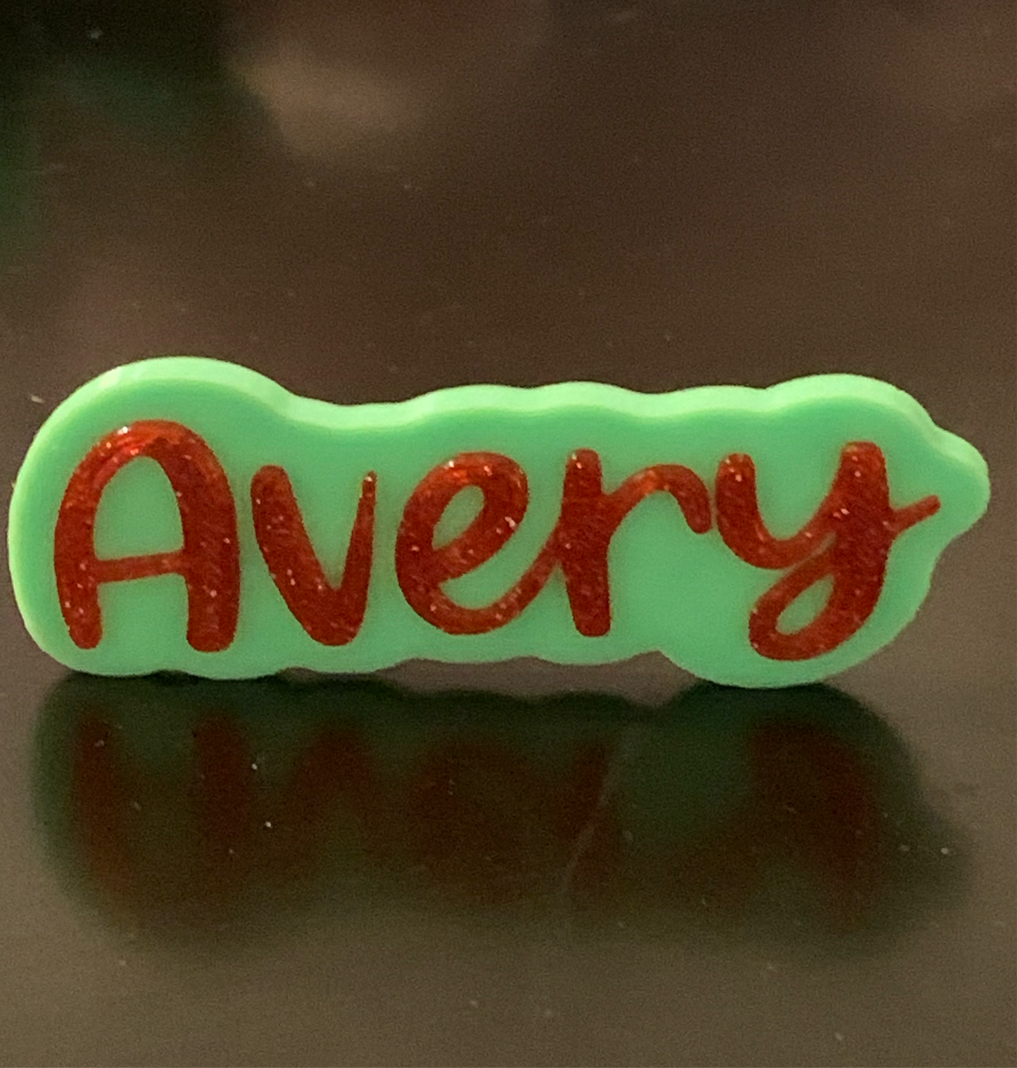 2 Name Plates for Bows & Sports Wear π£πβ½οΈπβΎοΈπ₯πππ£π Free Shipping in the USA. Youβll receive 2 name plates with the colors swapped.
