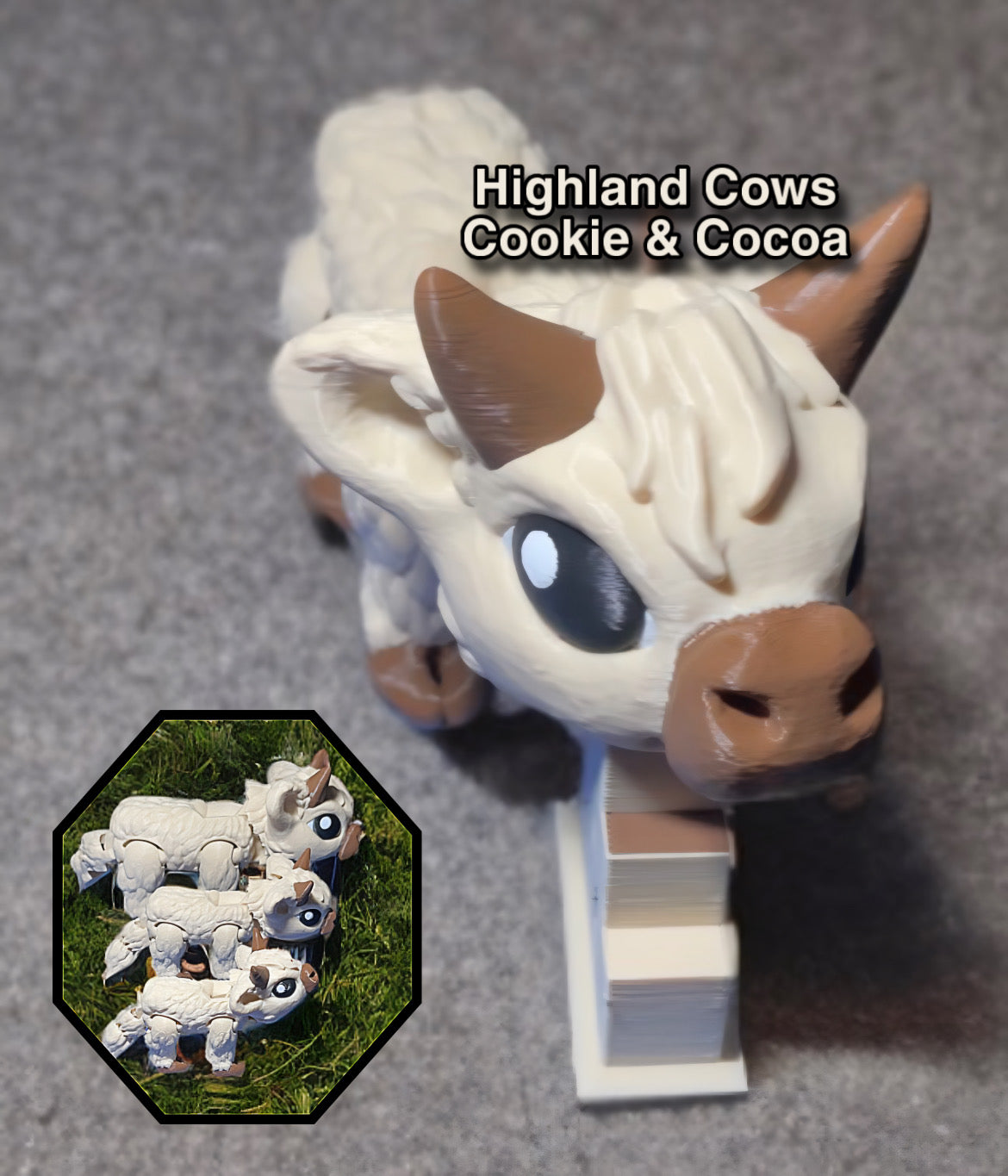 Highland Cows Flexi Farm Animal Crew