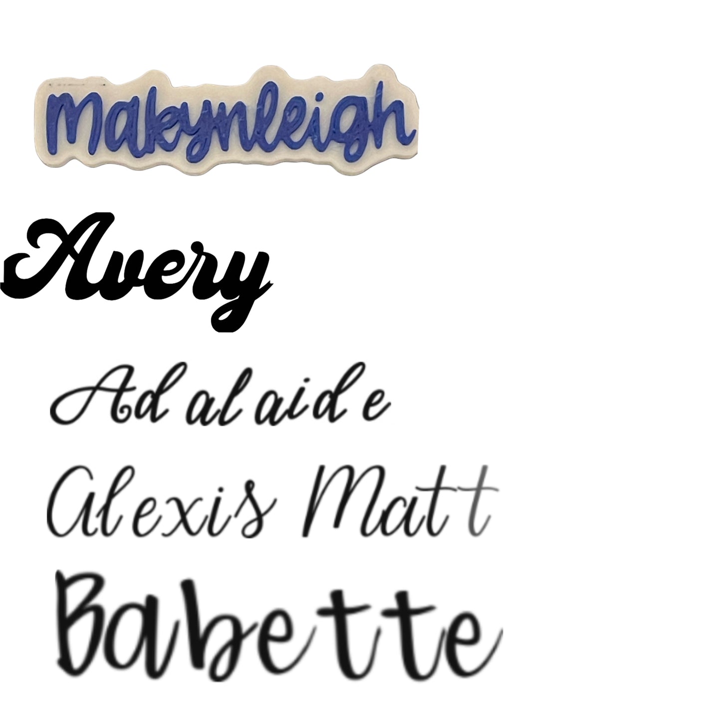 2 Name Plates for Bows & Sports Wear π£πβ½οΈπβΎοΈπ₯πππ£π Free Shipping in the USA. Youβll receive 2 name plates with the colors swapped.