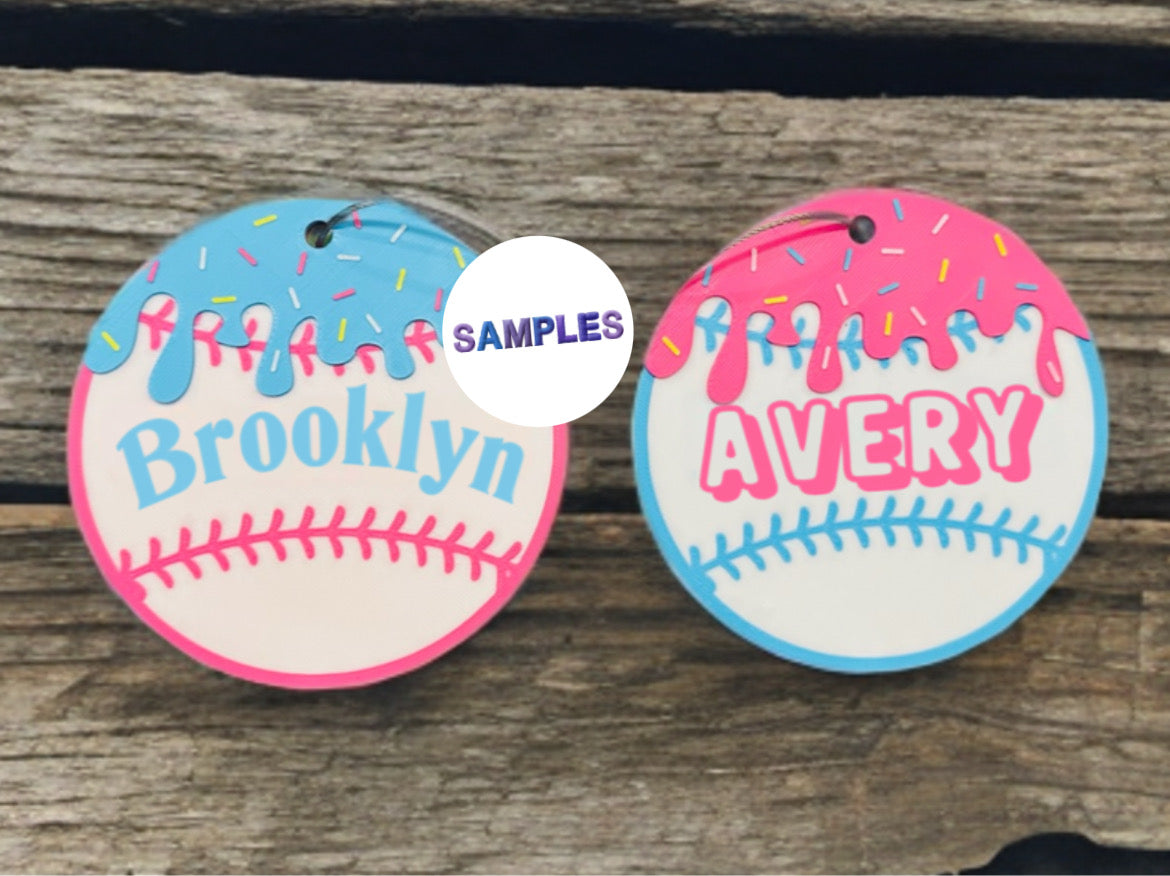Drip Ball Tag Personalized