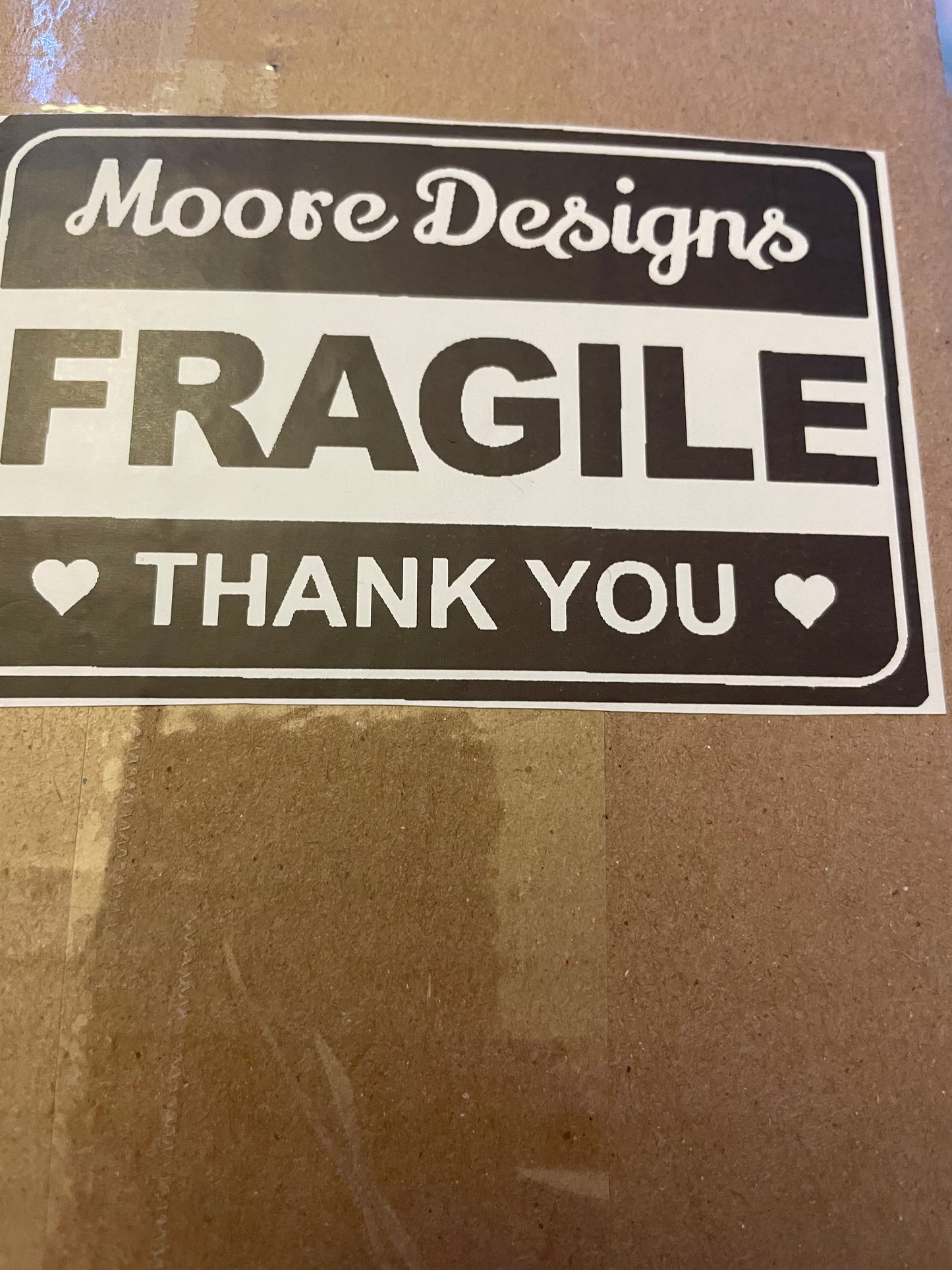 Custom Fragile + Business Labels