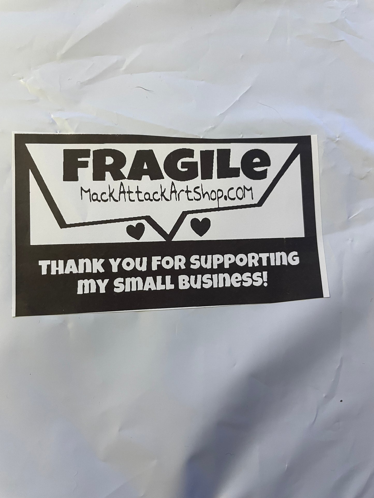 Custom Fragile + Business Labels