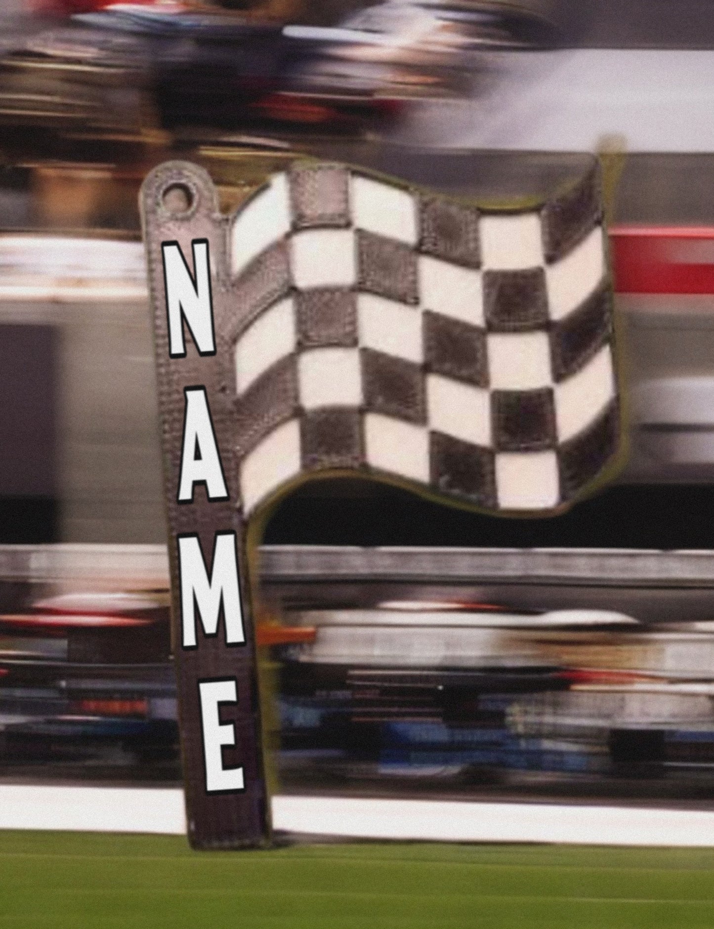 Racing Key Chain Personalized