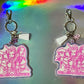 K POP Hunters Bag Charm Chains. (Glow in the dark version).