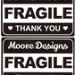 Custom Fragile + Business Labels