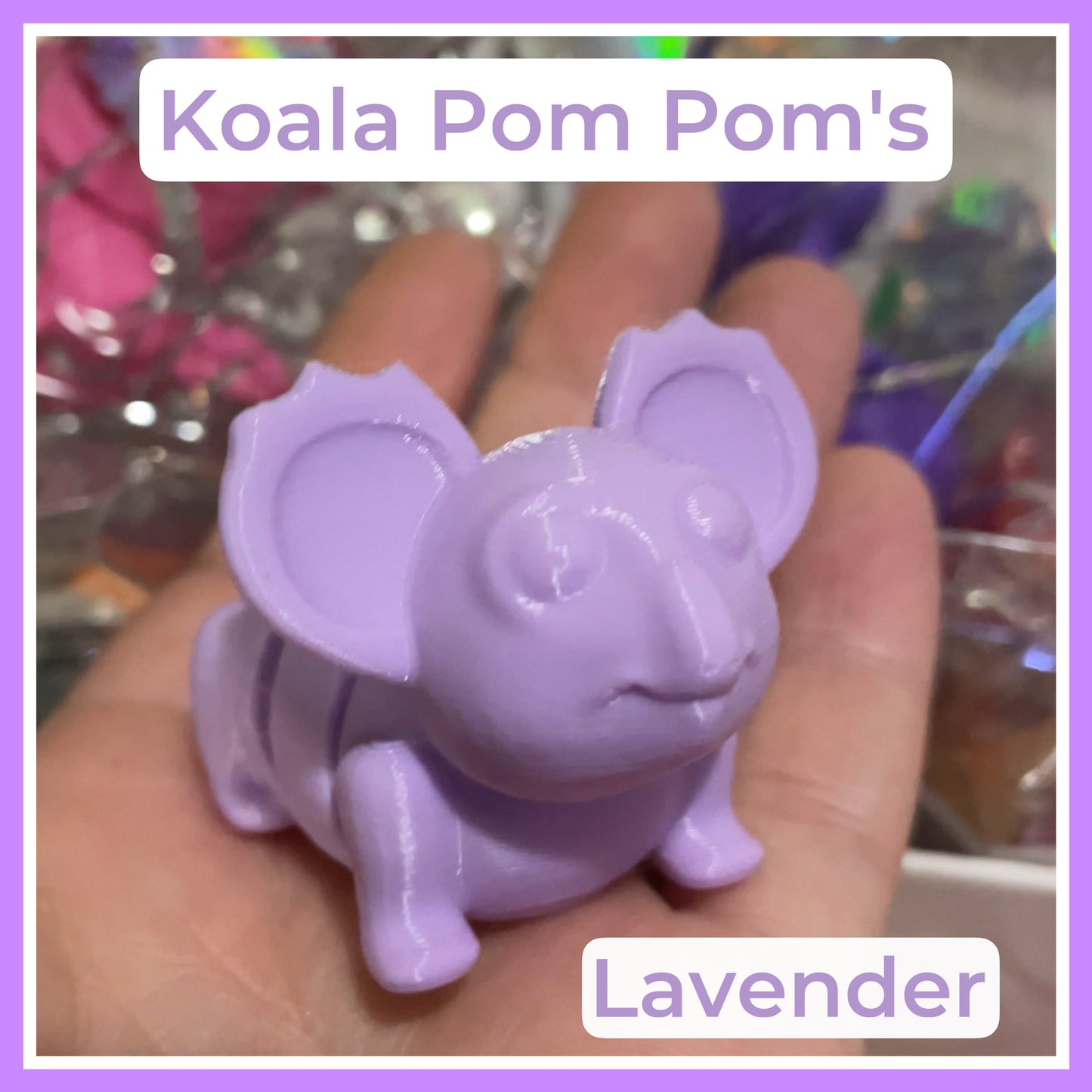 Koala Pom Pom Fidget Tool