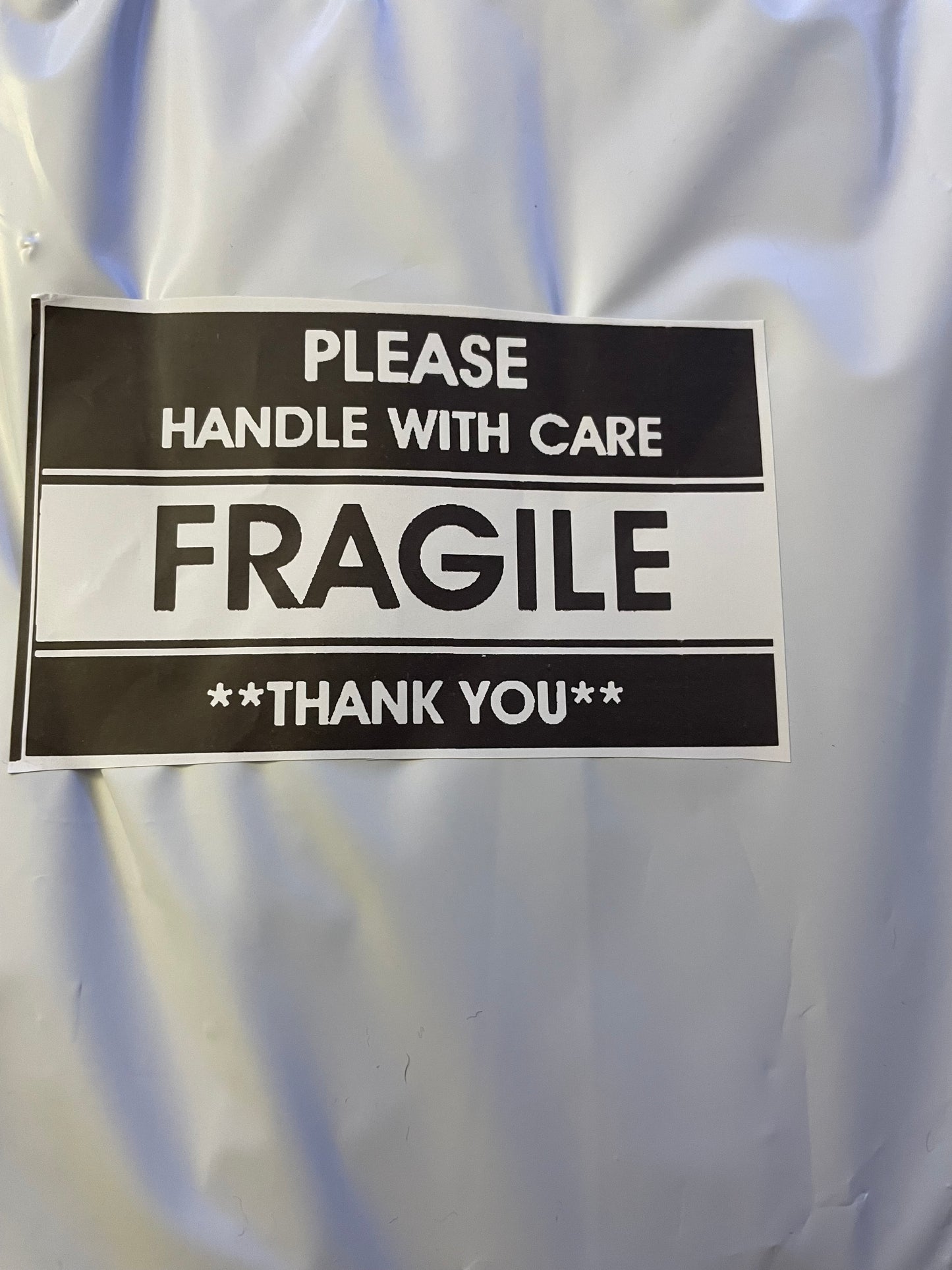 Custom Fragile + Business Labels