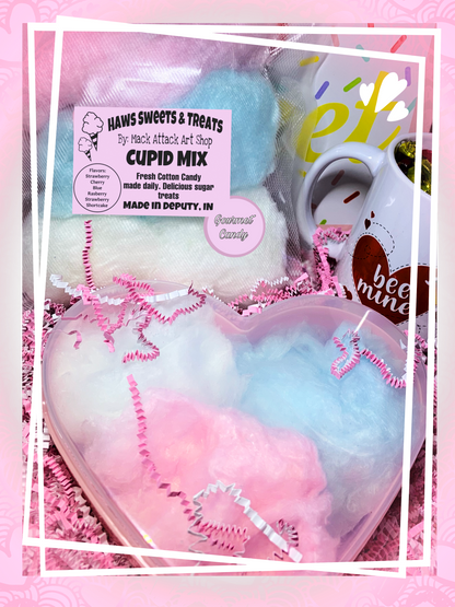 Gourmet Cotton Candy Floss-Hand Made-Gluten Free, Dairy Free, Nut Free, and most DYE Free.