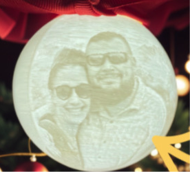 Custom Photo Ornament for Christmas Trees & Mantels. 🌲🎄