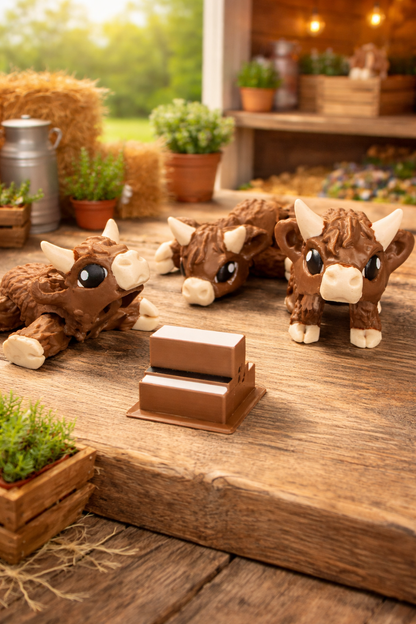 Highland Cows Flexi Farm Animal Crew