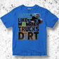 Boys like monster Trucks Graphic 2 Pack