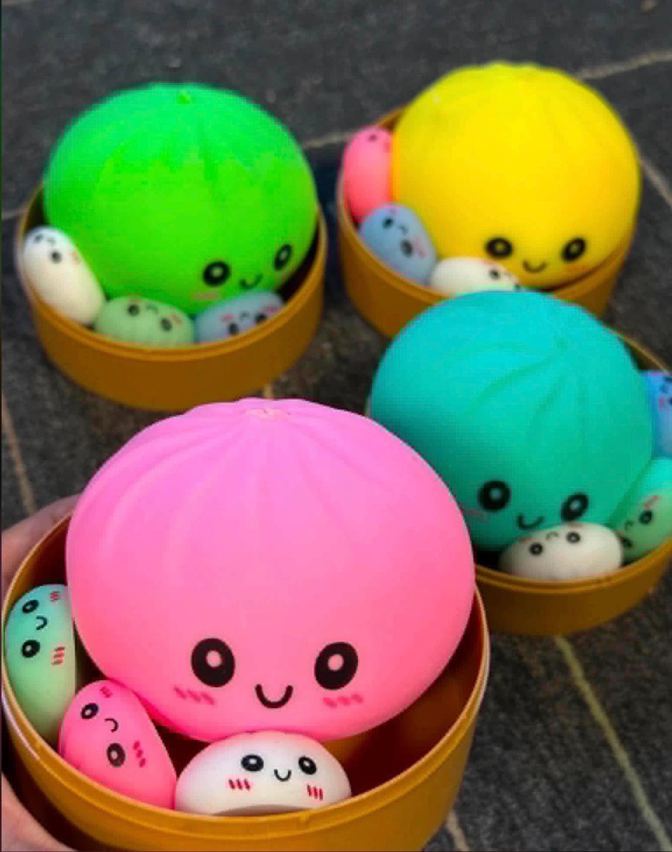 Viral Dumpling with 3 babies