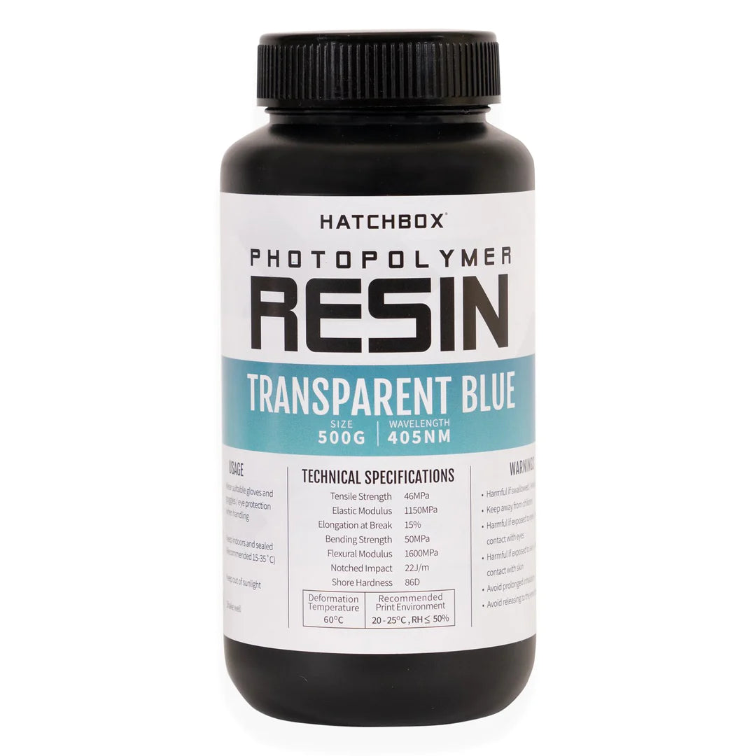 Transparent Resins 405 nm -500 ml bottles