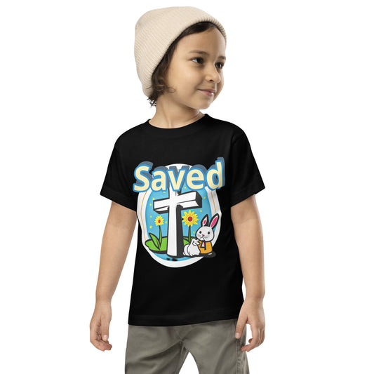 Saved by Jesus Toddler Short Sleeve Tee