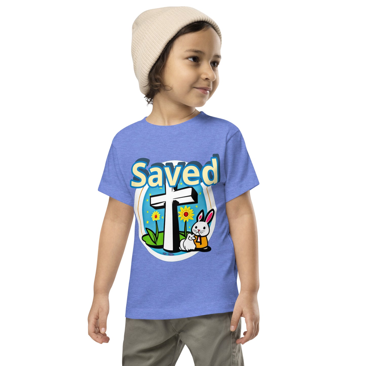 Saved by Jesus Toddler Short Sleeve Tee