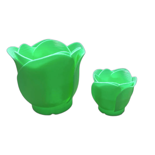 Rose Flower Pot Set ( 3 Pots)