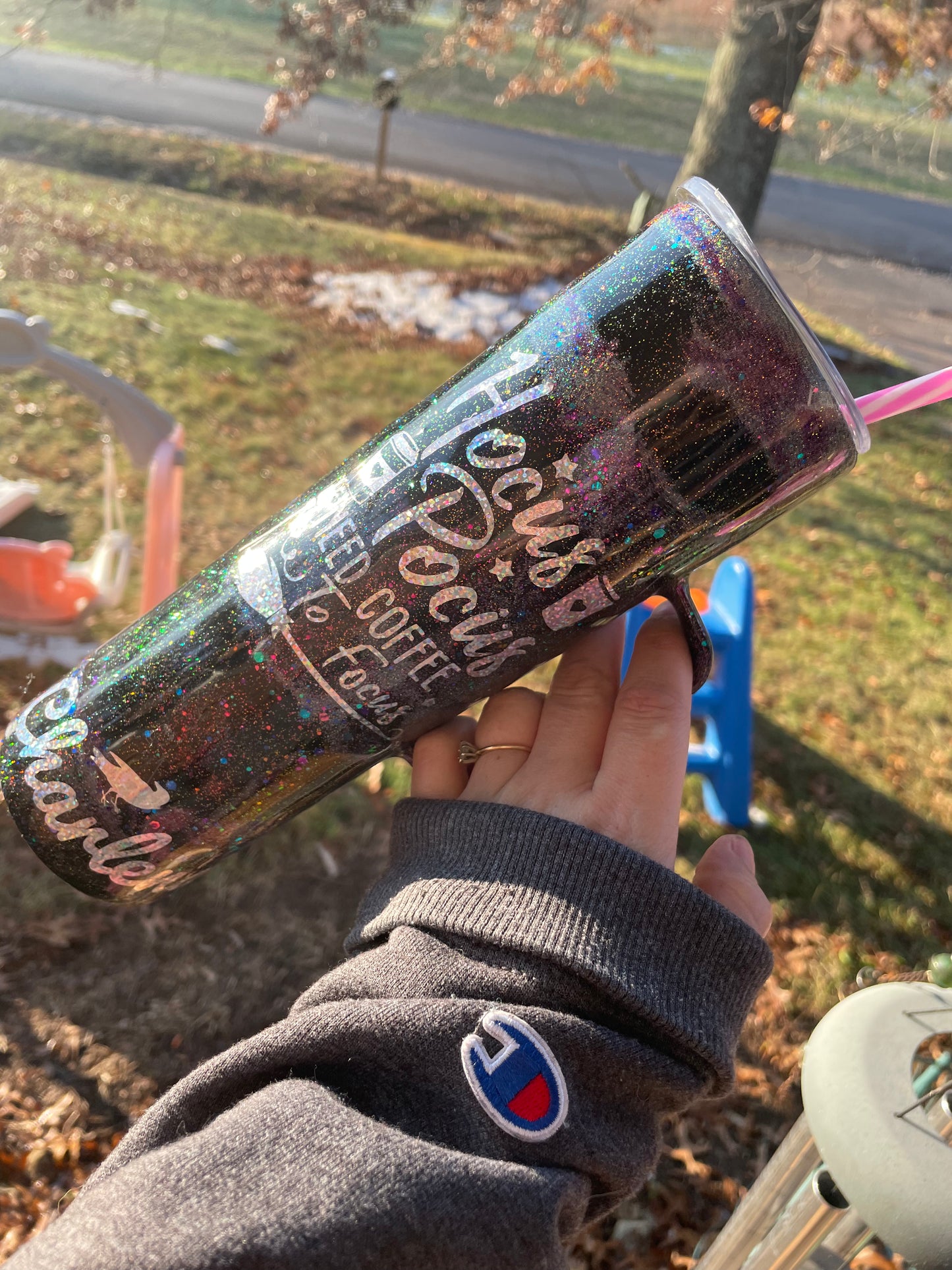 HOCUS POCUS LIGHTNING STRIKE TUMBLER STRAWBLER